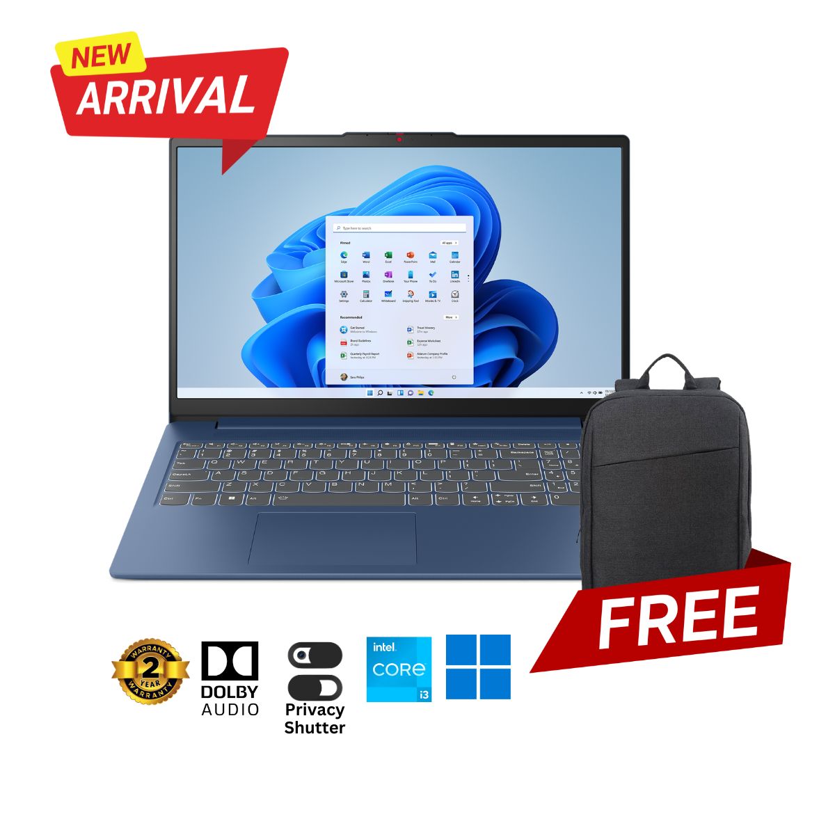 Lenovo Core i3 13th Gen | 8GB | 512GB
